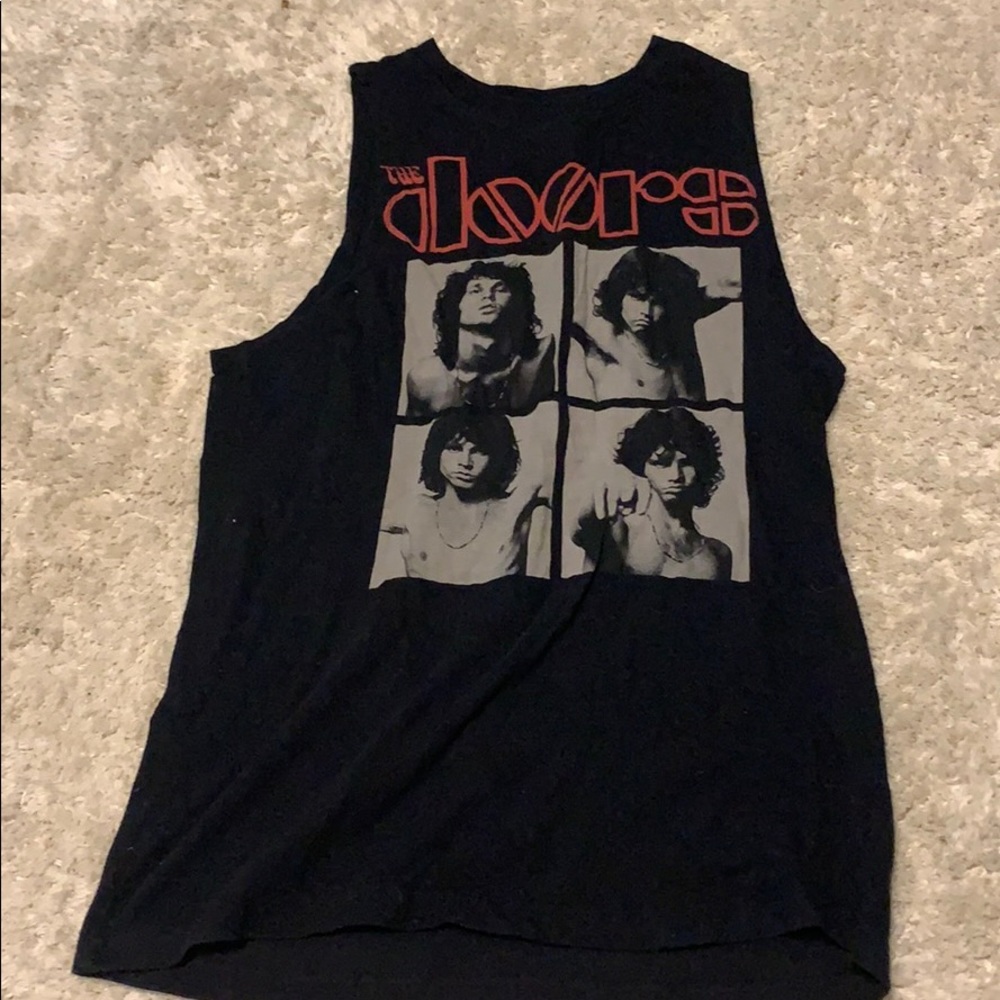 The doors black tank top